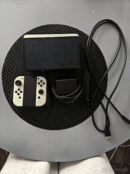 Nintendo switch oled + príslušenstvo + hry - 2