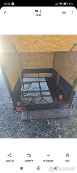 Prívesný vozík s plachtou - 2