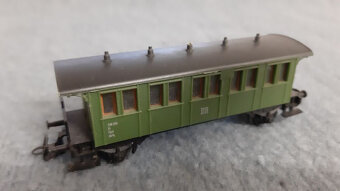 Vláčiky - osobný vozeň Zeuke TT s plošinami - 2