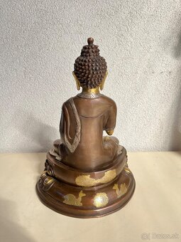 Bronz socha Budha 33cm 4900g - 2