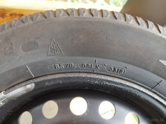 Predám plechové disky R16 so zimnými pneumatikami - 2
