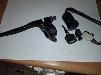 Páčka spojky s držiakom - 2