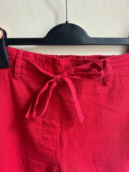 Dámske ľanové nohavice Mango - 2