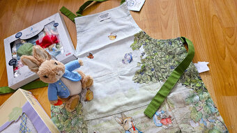 Peter Rabbit 4 ks set, detský uterák, aktivity deka, kuchyns - 2