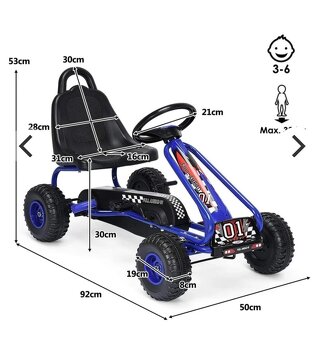 Motokára s ručnou brzdou - 2