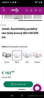 Predám rastúcu posteľ a matrac - 2