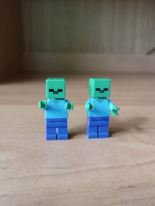 LEGO Minecraft figúrky + predmety (používané) - 2