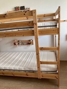 poschodova postel- borovica- IKEA - 2