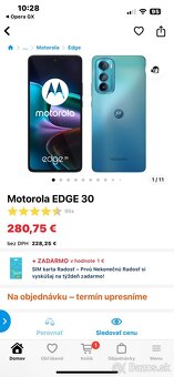 Mobilný telefon Motorola EDGE 30 5G 128gb - 2