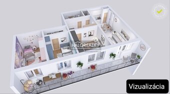 HALO reality - Predaj, štvorizbový byt Bratislava Nové Mesto - 2