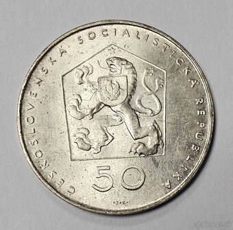 Ponúkam na predaj Ag mincu 1971 50Kčs Založenie KSČ UNC - 2