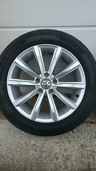 VW Passat B8 5x112 r17, letné pneu. 215/55 R17 - 2