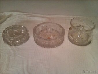 Krištáľové vázy, tácky, doplnky - 2