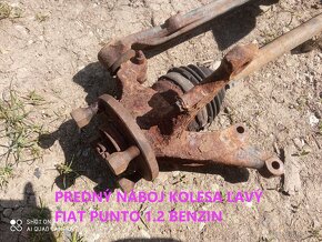 Fiat Punto 1.2 benzín súčiastky - 2