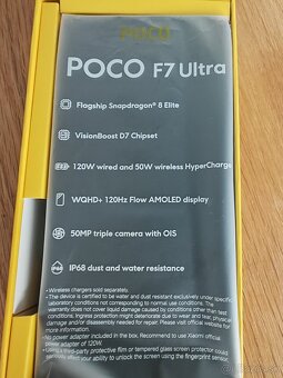 POCO F7 ultra - NOVINKA - 2