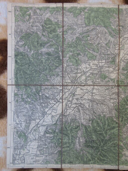 Mapa Trenčín, Beckov, Súča, Dubodiel, Dubnica, Ilava 1935 - 2