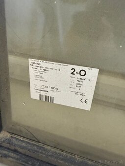 Balkónové dvere Aluplast (trojsklo, antracit/biela) - 2