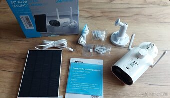 Vonkajšia otočná WiFi 2K kamera ANRAN so solárnym panelom - 2