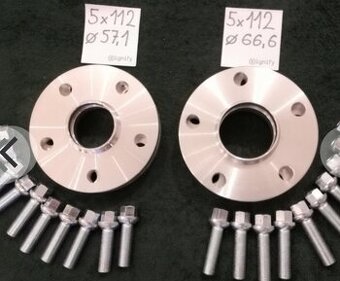 Rozsirovacie podlozky duralové 5X112 aj 5x120 - 2