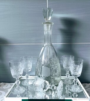 Krištáľová karafa, džbán - 2