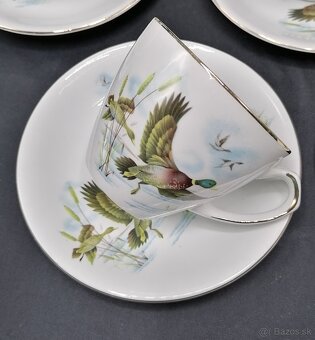 Alfred Meakin, šálky s podšálkami, porcelán - 2