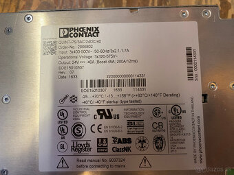 Zdroj 3P/24VDC, 40A - 2