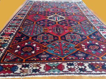 ⭐Starožitný nomádsky Qashqai koberec 215x156 cm⭐ - 2