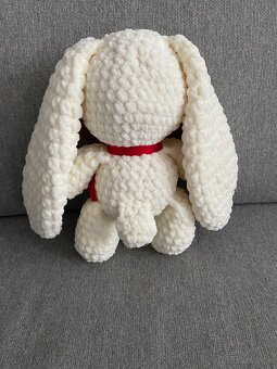 Háčkovaný smotanový zajačik - 2