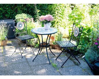 Kovová záhradná / balkónová zostava (iba osobný odber) - 2