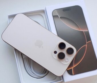 iPhone 16 Pro Desert Titanium BATERIE 100% TOP - 2