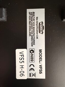 Footswitch VOX VFS5 - 2