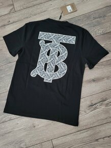 Nové pánske tričko Burberry čierne S - 2