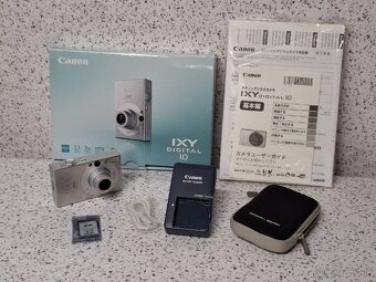 Vintage CANON 》 IXY DIGITAL 10 》 + PRÍSLUŠENSTVO - 2