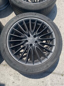 5x112 r19 Mercedes original sada 4 ks disky kolesa elektrony - 2