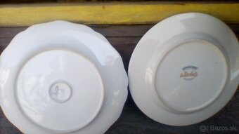 okrasné porcelánové taniere... - 2