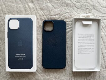 NOVÝ kryt pre Apple 15 Plus tkaninový - modrý - 2