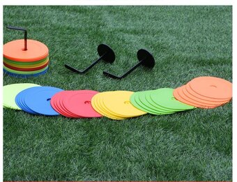 Futbalové ploché mety, 25 ks - 2