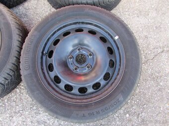 Zimné pneu - Continental Winter 205 55R16 plechy VW - 50 € - 2