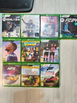 XBOX ONE 500GB, 2 ovládače+ volant Logitech+ 10 hier - 2