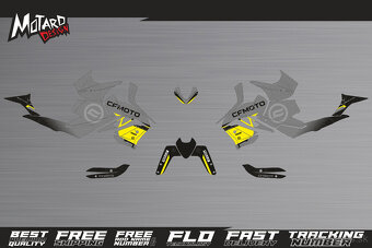 predám polepy na CF MOTO 450 NK 2023 2024 2025 - 2