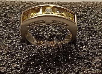 Strieborný prsteň so zaffirom - 2