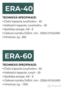 Čistička obili řády ERA 40 a ERA 60 - 2