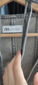 Riflové šedé sako Zara 34-xs - 2