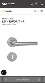 Interierove dvere  - bezfalcove, reverzne 700 so zarubnou - 2