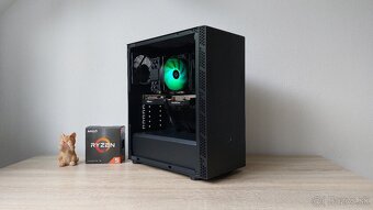 Herný pc 6jadro Ryzen 5 5500 3,60ghz/NVME/RX6600 8GB - 2