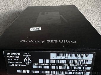 SAMSUNG GALAXY S23 ULTRA 12/512GB black - 2