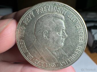 20 Korún Slovenský Štát Jozef Tiso 1939 - 2