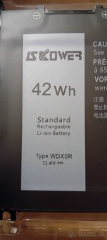 NOVÁ batéria DELL typ WDX0R (11,4V / 42Wh) - 2