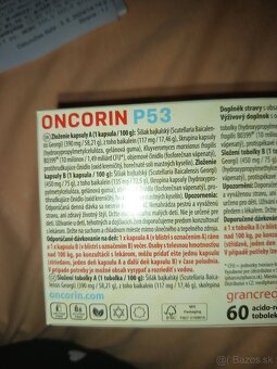 predám vyzivovy doplnok ONCORIN P53 - 2
