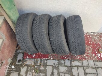Predám disky 6Jx15 H2 ET47 + zimné pneu Michelin Alpin 195/6 - 2